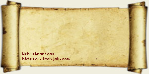 Snežana Radmilović vizit kartica